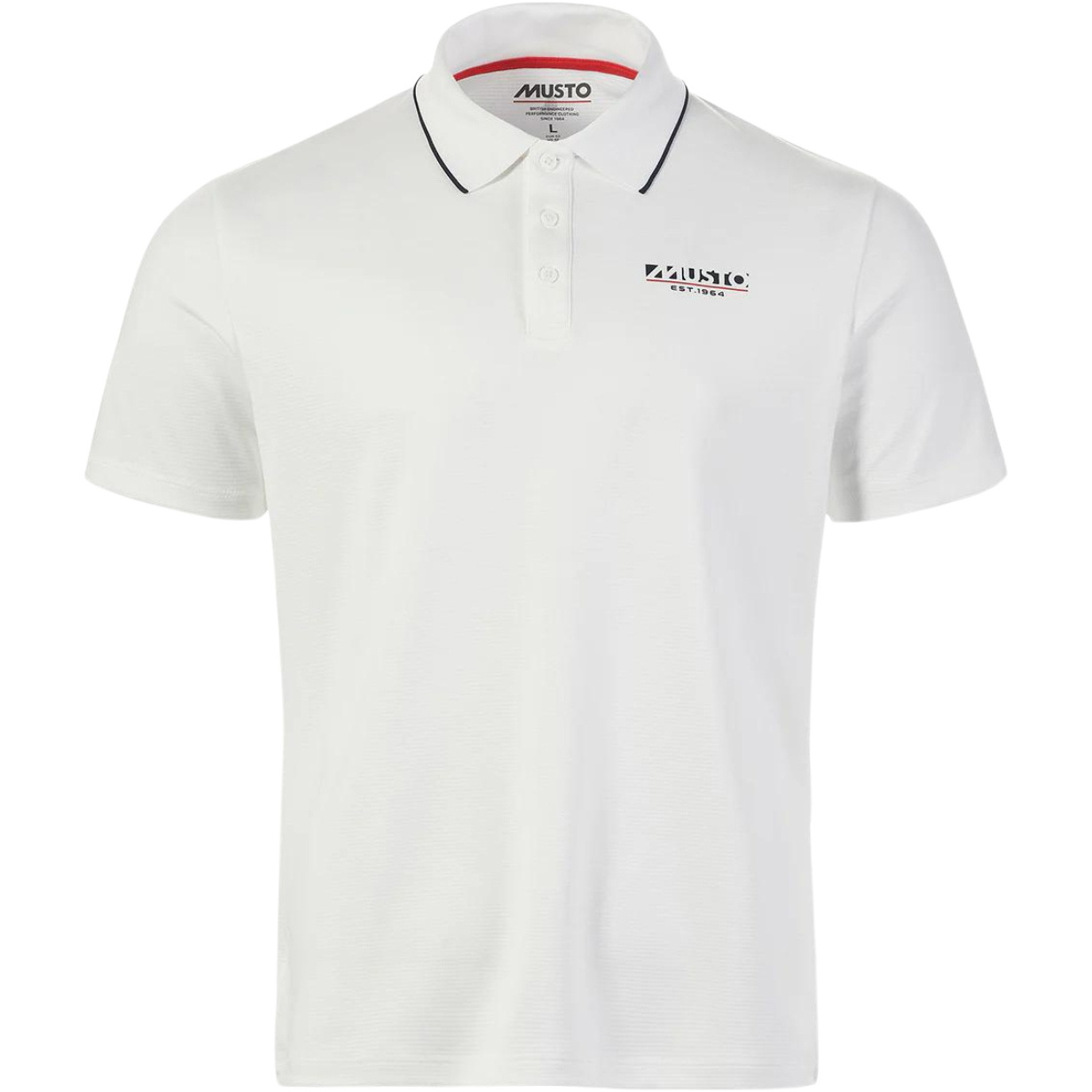 2024 Musto Hommes 1964 Polo à Manches Courtes UV 82565 - White